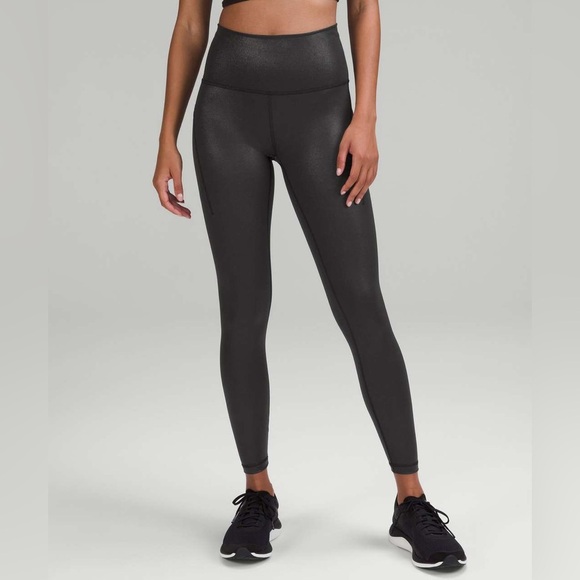 Lululemon Wunder Train High-Rise Tight with Pockets “Foil Size 4 - Picture 1 of 7